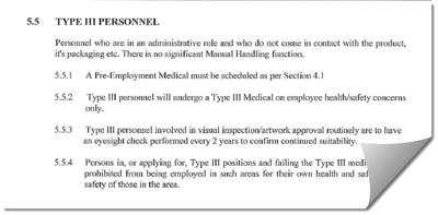 Preemployment medical examination checklist